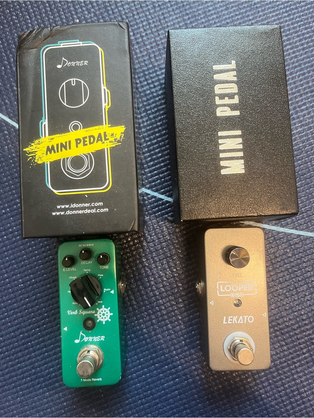 Donner Reverb Pedal & Lekato Looper Pedal Guitar